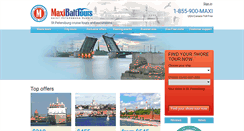 Desktop Screenshot of maxibalttours.com